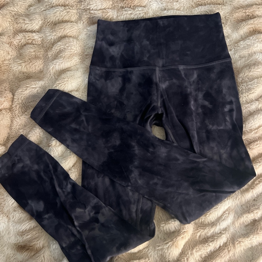 Lululemon Align Black Tie-Dye Leggings